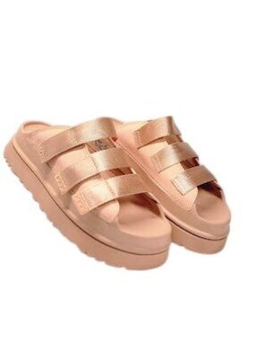 UGG WOMEN'S GoldenGlow Slide Sandals Pink Rose Blush Women’s Size 10 NWOT